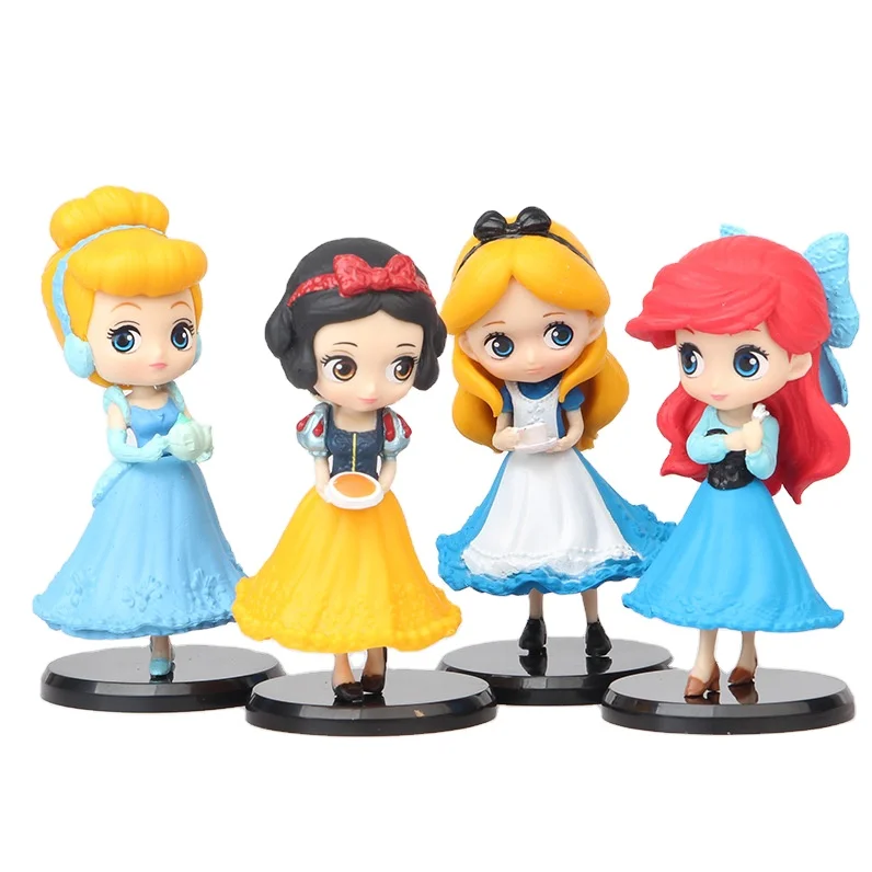 custom Pretty Princess Figures Toy Movie Action Figure with OEM 3d cartoon pvc Anime figures