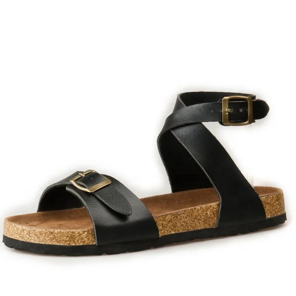 Unisex Solid PU Cork Sandal EVA Sandal Slipper