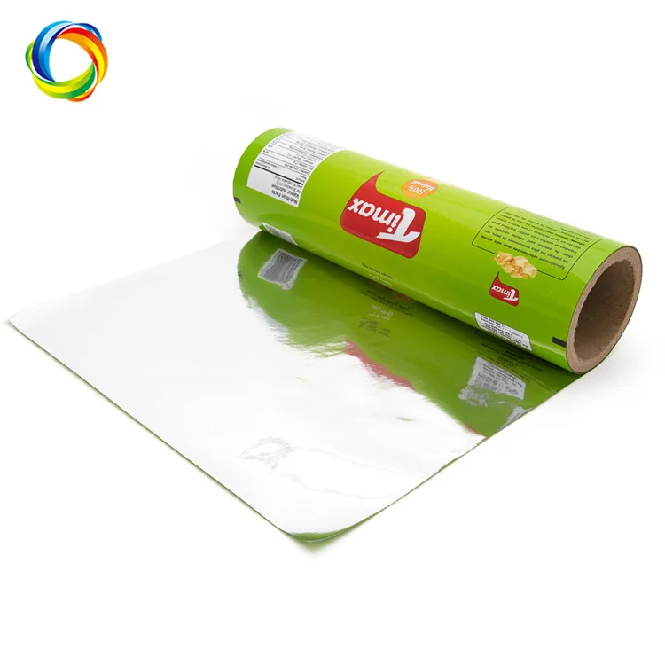 Ламинирующая пленка LDPE Opp Vmpet PE в рулоне с логотипом на заказ, напечатанная пленка для закусок, печенья, шоколада