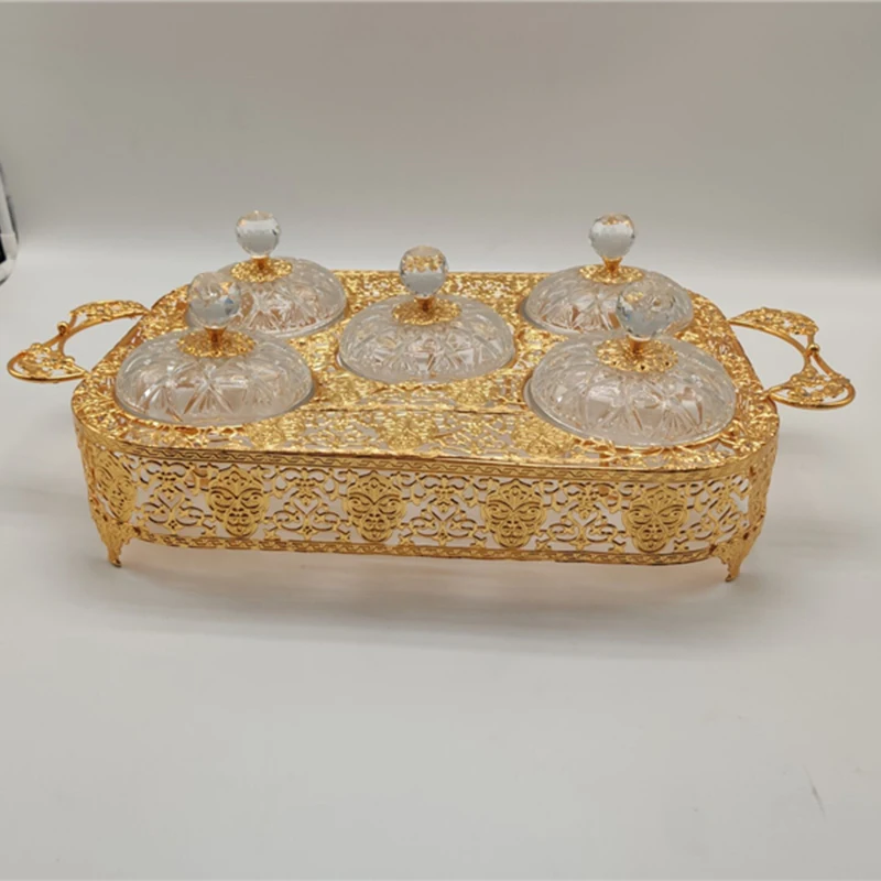 Wholesale Fashion Design Round shape Food containers metal storage cake tin box