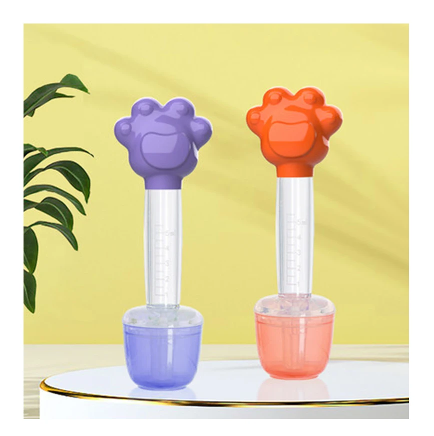 two nozzles prevent choking Silicone Pacifier Supply Baby juice Feeding Bottle Medicine dispenser
