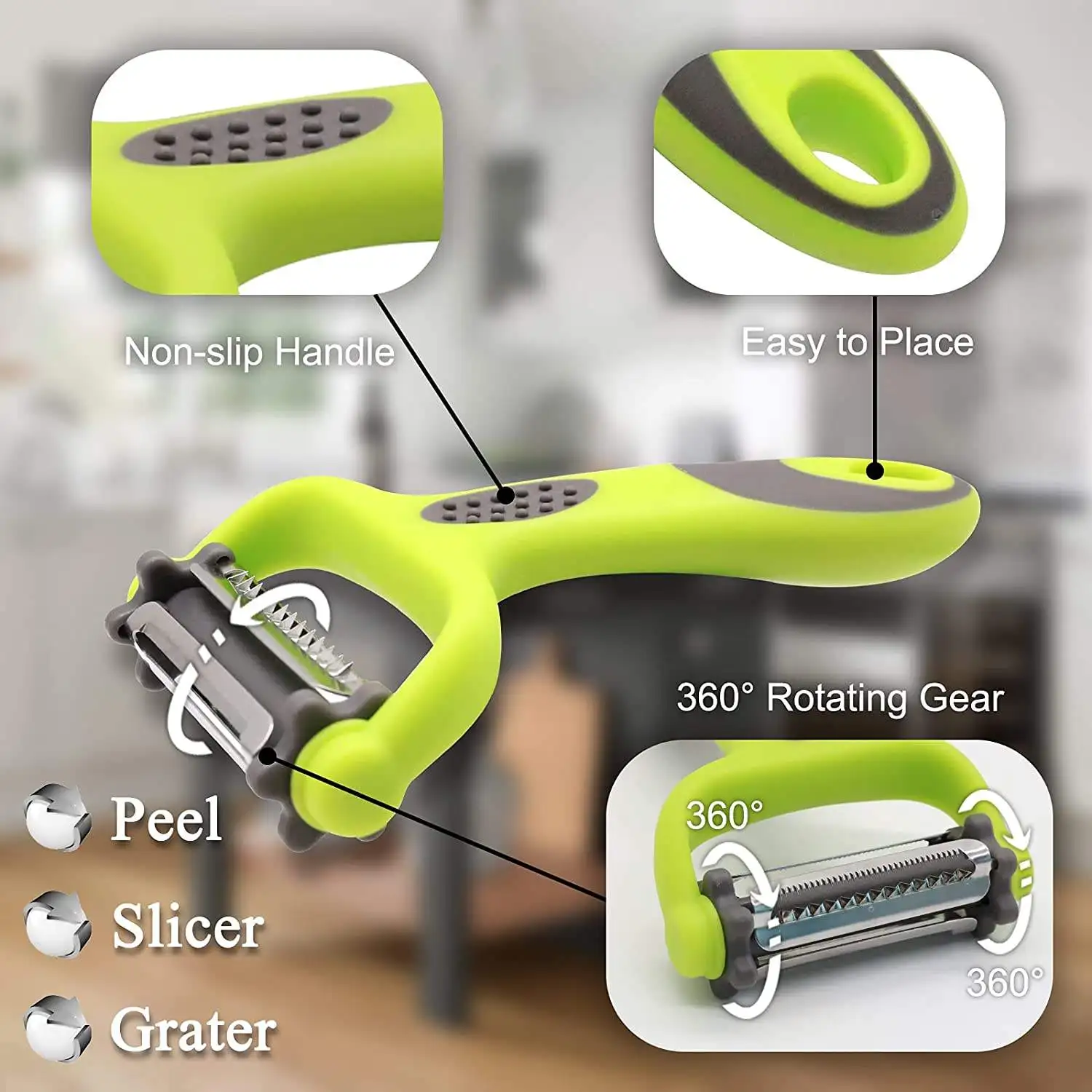 cheap  multifunction 3 in 1 fruit and vegetable citrus ginger commercial potato mango knife small peeler machine for kitchen