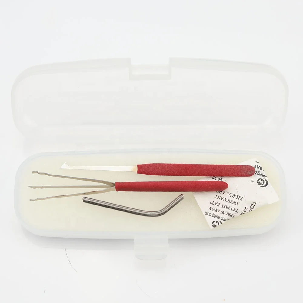 HUK 3pcs Fast Open Civil door lock unlocking practice lock pick set locksmith tool HUK Security Second Generation Fast Open 3pcs