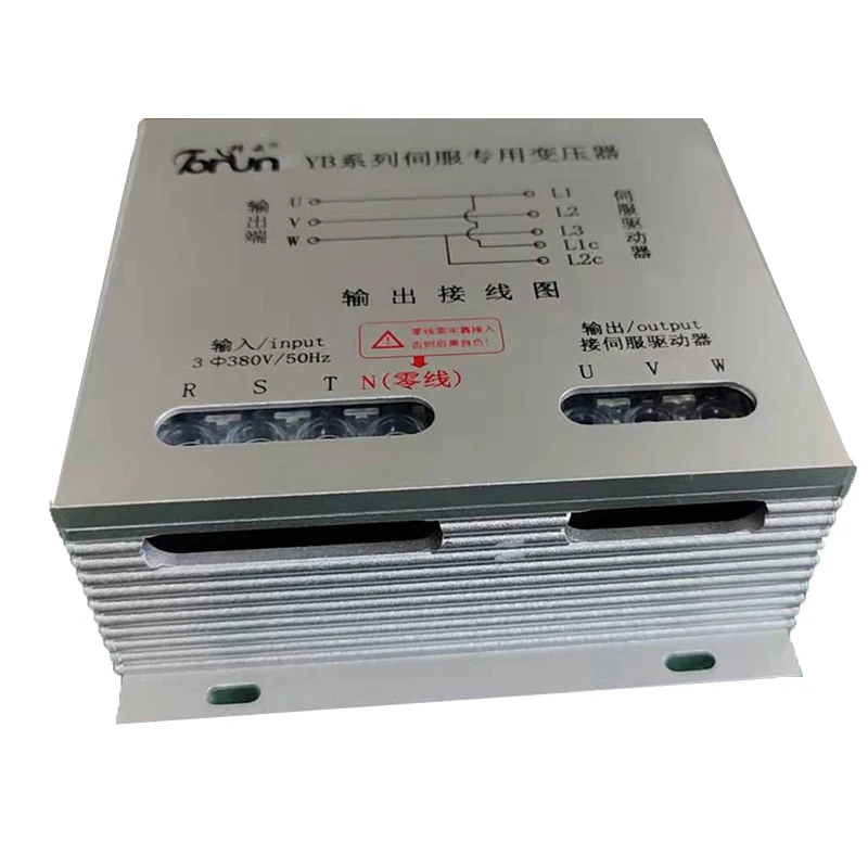 Three phase AC380V input 3KVA transformer three-phase 220V output special for servo motor  electronic transformer