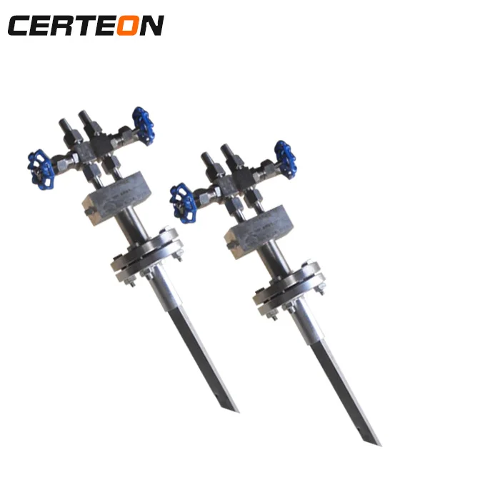 Industrial SS316 stainless steel Verabar Flow Meter for High Temperature High Pressure