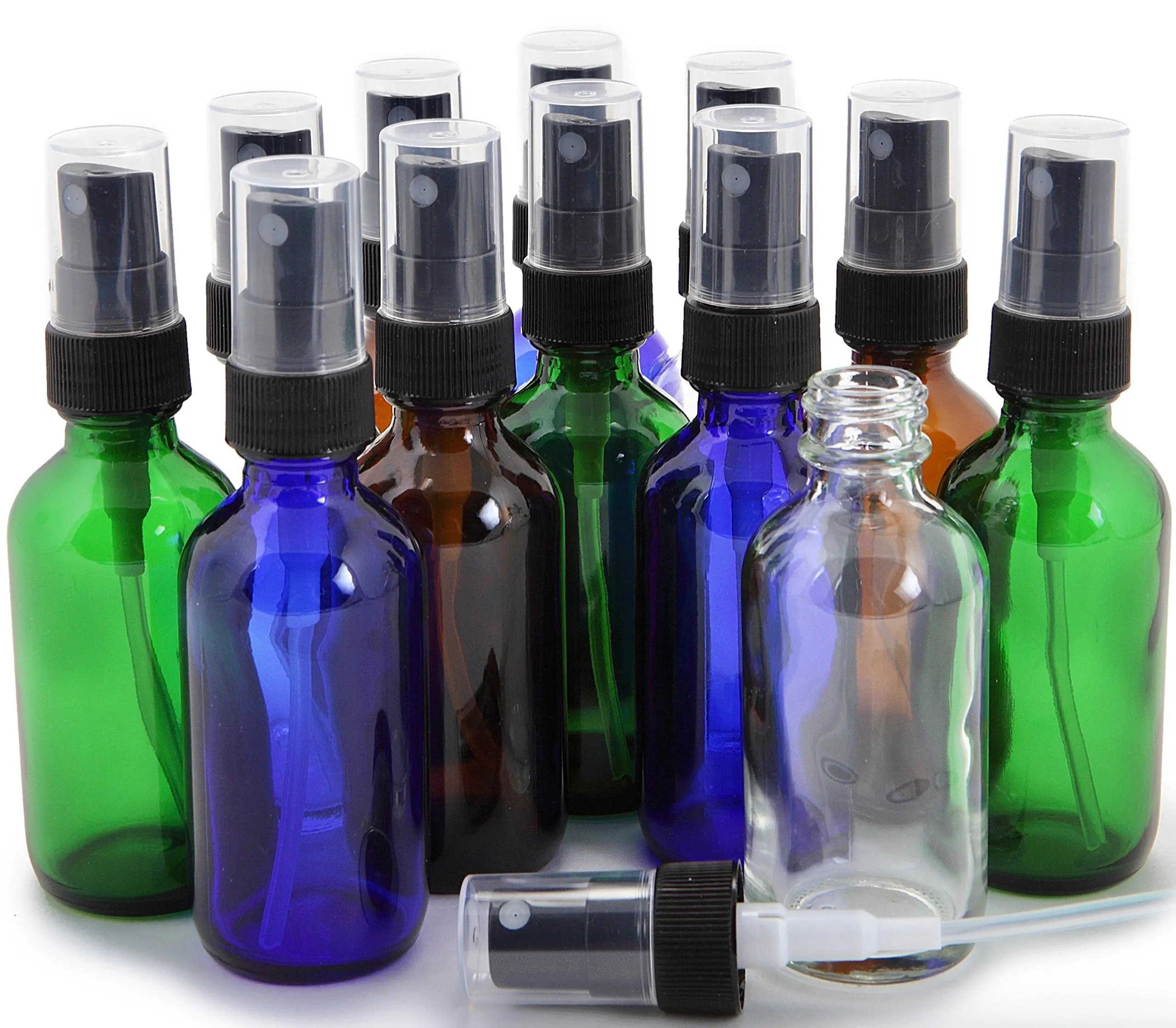 60ml 120ml Small Lotion Glass Spray Bottle 2 oz 4oz Fine Mist Amber Spray Glass Bottle