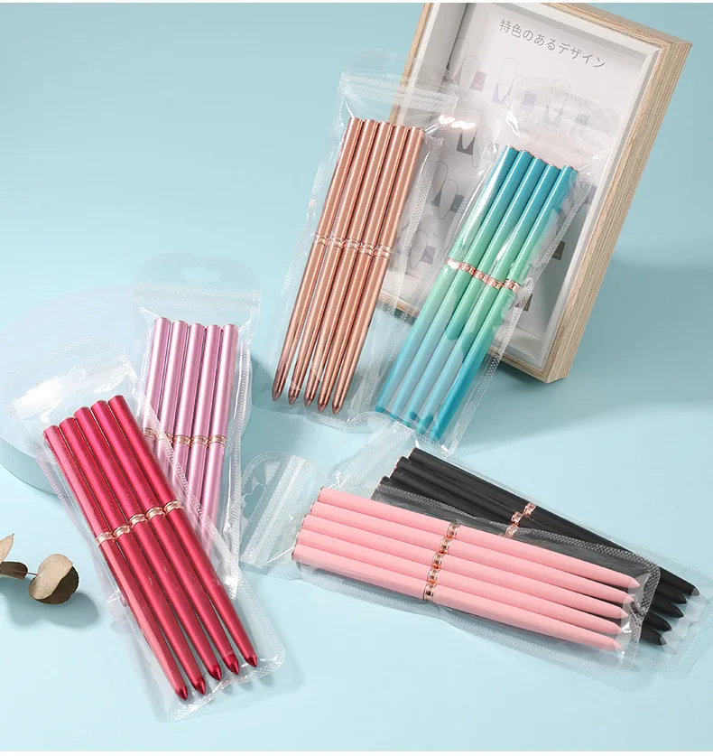 NEW Striping Nail Art Brushes set for Long Liner 5pcs/bag  colorful Hair Synthetic/Kolinsky Liner Brush 5/8/13/20/25