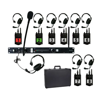 Factory Price High Quality Professional Accurate 6 Channels Wireless Intercom Broadcast for Studio and Camera Studio