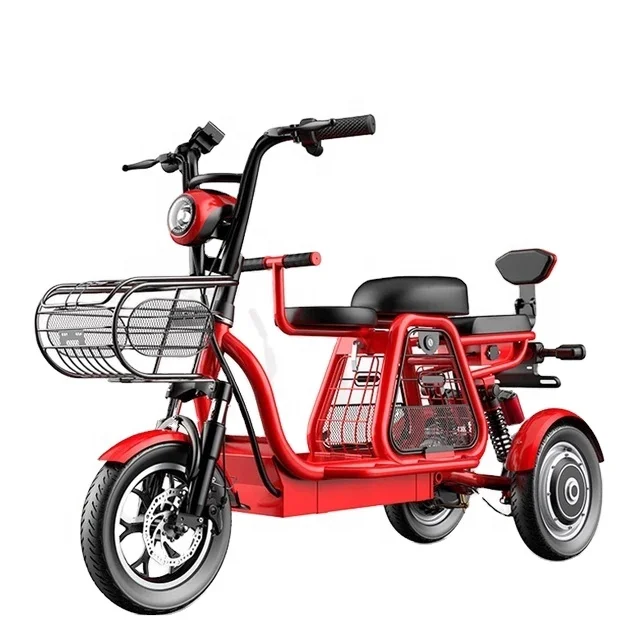 12 дюймов литиевая батарея электрический велосипед складной Трехместный Электрический велосипед двухколесный велосипед