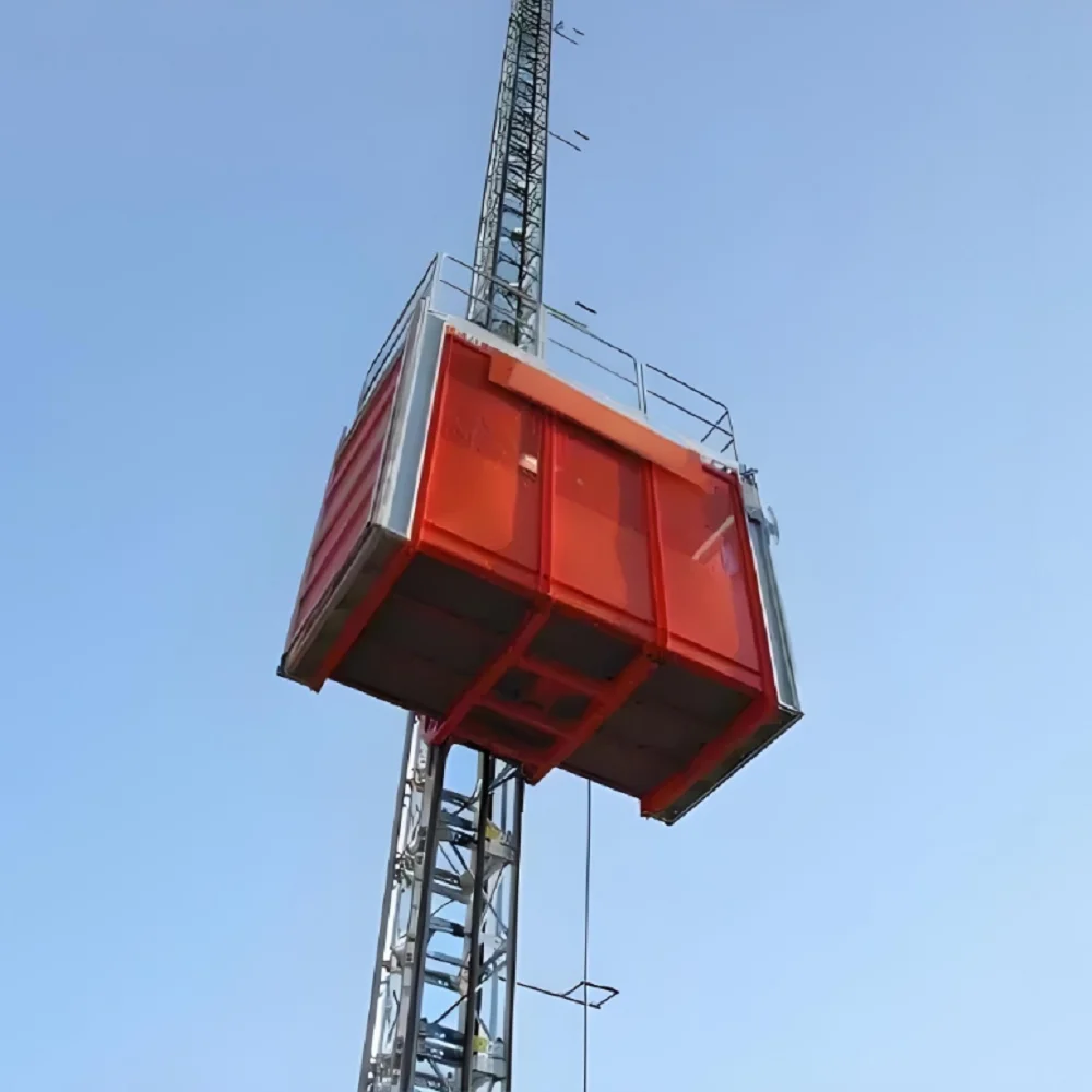 Reliable Electric Construction Hoist/Lifter Core Components-Engine Motor Gear Industrial Sites New/Used Construction Elevator