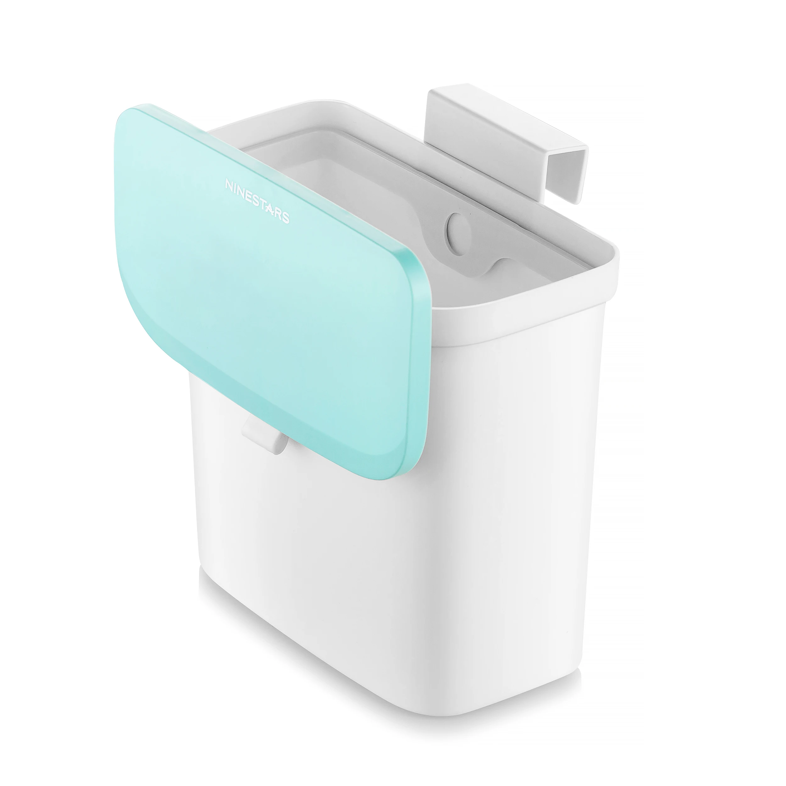 wall mounted Kitchen Cabinet Garbage Trash cans car waste bin mini trash bin hand pressing portable trash can