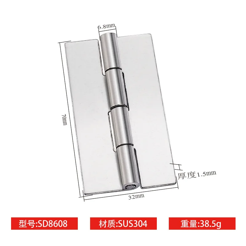 304 Stainless Steel Small Hinge 1/1.5/2/2.5/3/4 inch Door Hinge Window Hinge