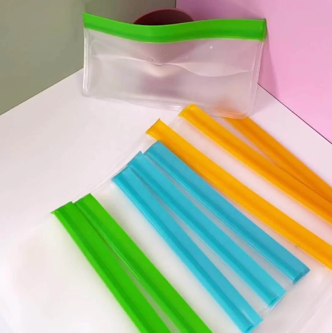 Bulk resealable food storage bags freezer plastic bag translucent sliding block type fresh-keeping transparent sealing bag