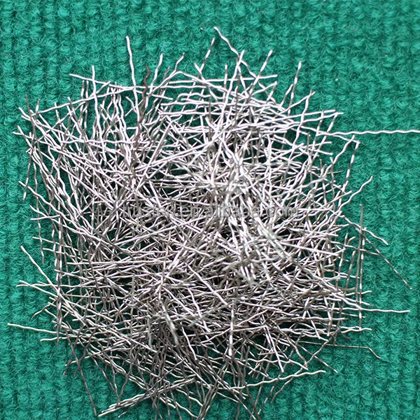 25mm ME310 Melt Extracted Stainless Steel Fiber For Reinforced Concrete Furnace Facilities Steel Fibre