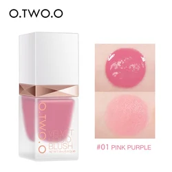 O.TWO.O Private Label 4 Colors Long Lasting Vegan Festival Gift Hot Sale Cruelty Free Liquid Blush Waterproof Mineral Blusher Fo