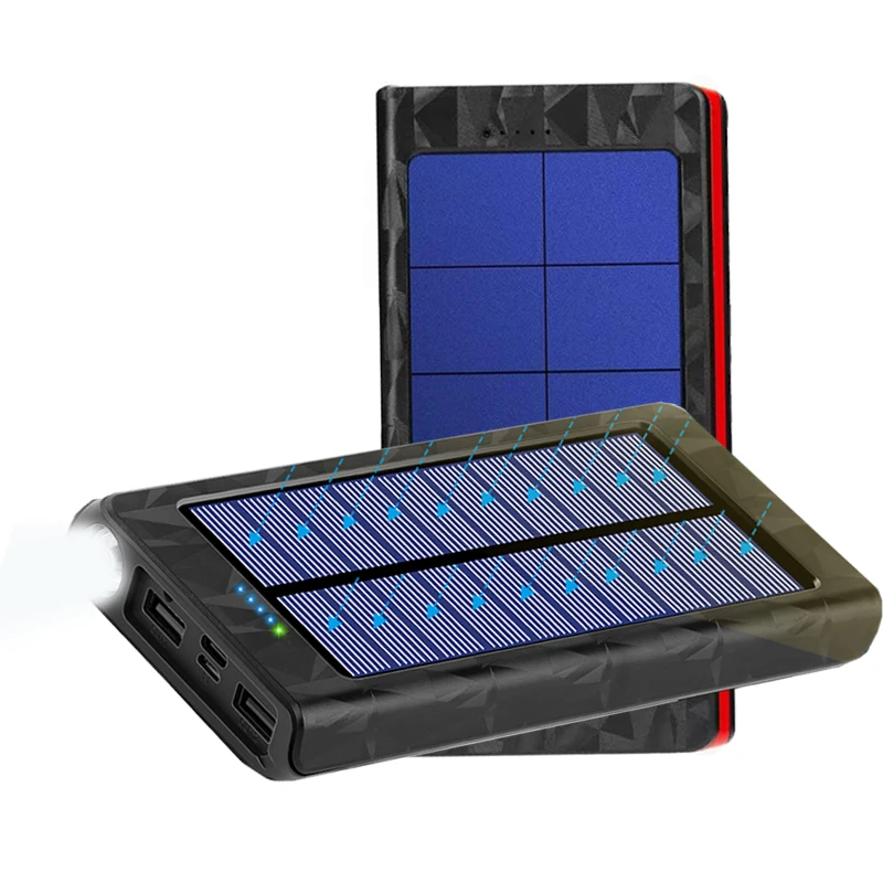 
Waterproof 26800mah Solar Power Bank Solar Battery Phone Charger Solar Panel Mobile Charger Solar Charging Station For Phones 
