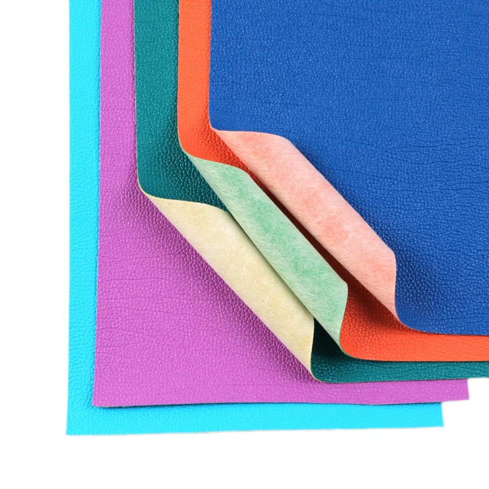 Lychee Grain Soft Vegan Faux Synthetic Leather Sheets For Diy Crafts 80713
