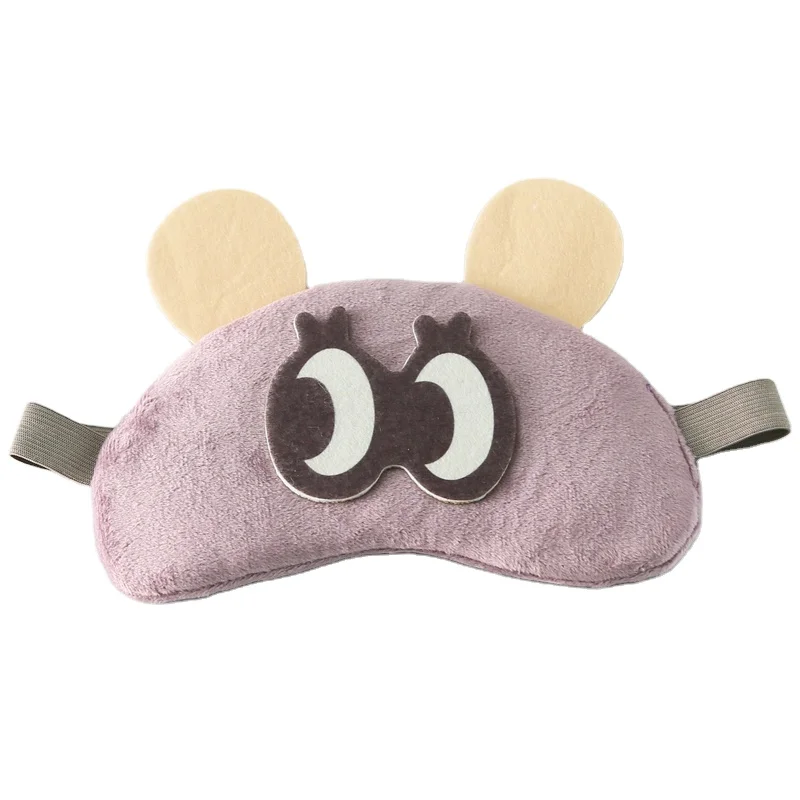 Factory OEM ODM Custom Logo Kawaii Plush Patch Bunny Cute Embroidered Eyes Elastic Band