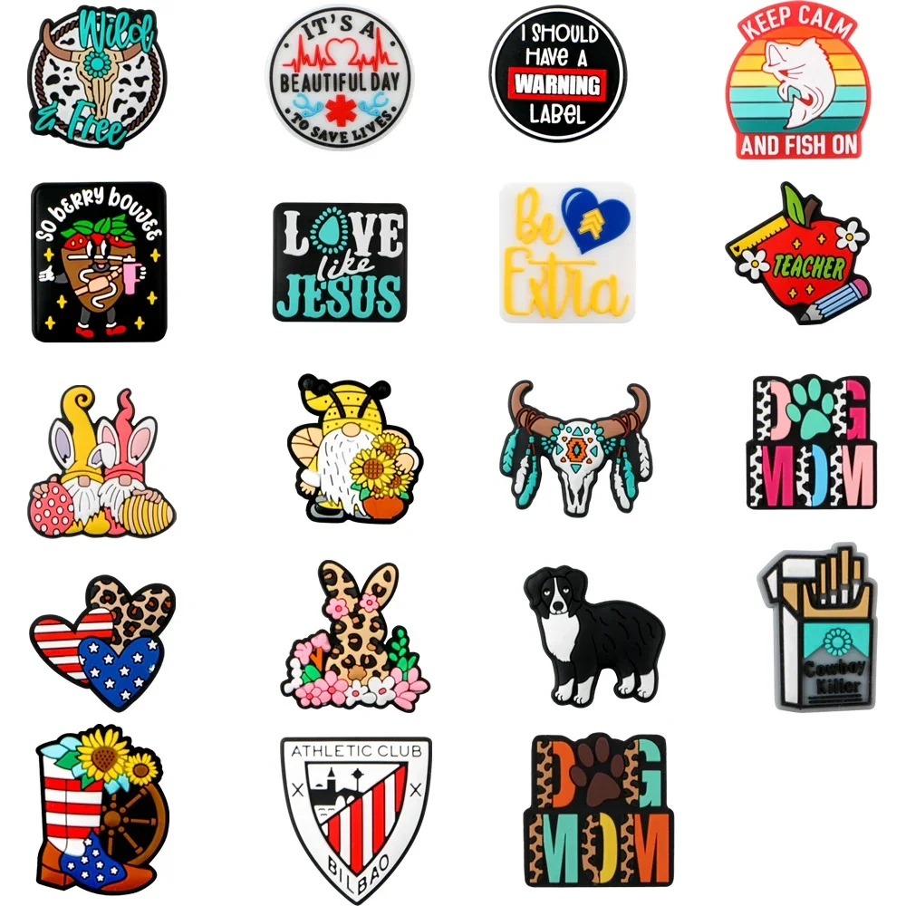 Fashion Food Grade DIY  Pacifier Chain Beaded Pen Accessories For Jewelry Making  Cartoon Animal Silicone Focal Beads
