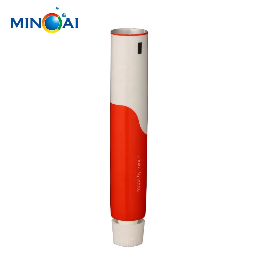 100ml tube different color acrylic paint laminated tube packaging
