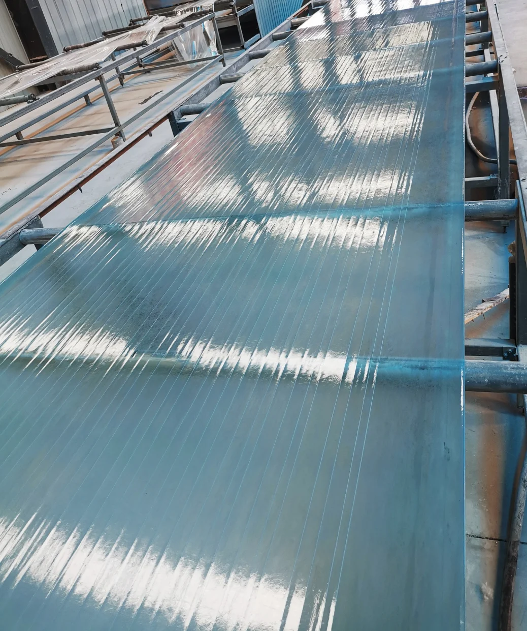 4*8 Fiberglass composite wall panel roll fiberglass corrugated 1.5mm 2mm FRP sheet for skylight roofing