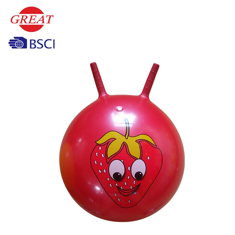 Wholesale PVC Custom Skip Jumping Ball with Pump for Children