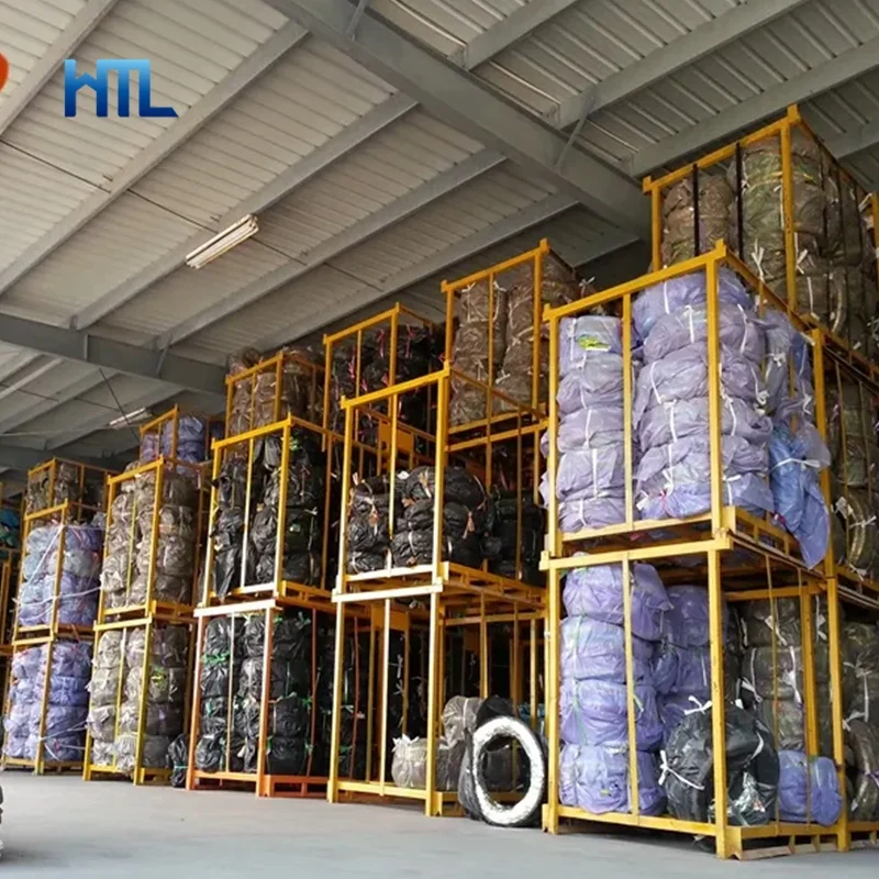 Powder coated logistic warehouse portable quakeproof stackable pallet tainer