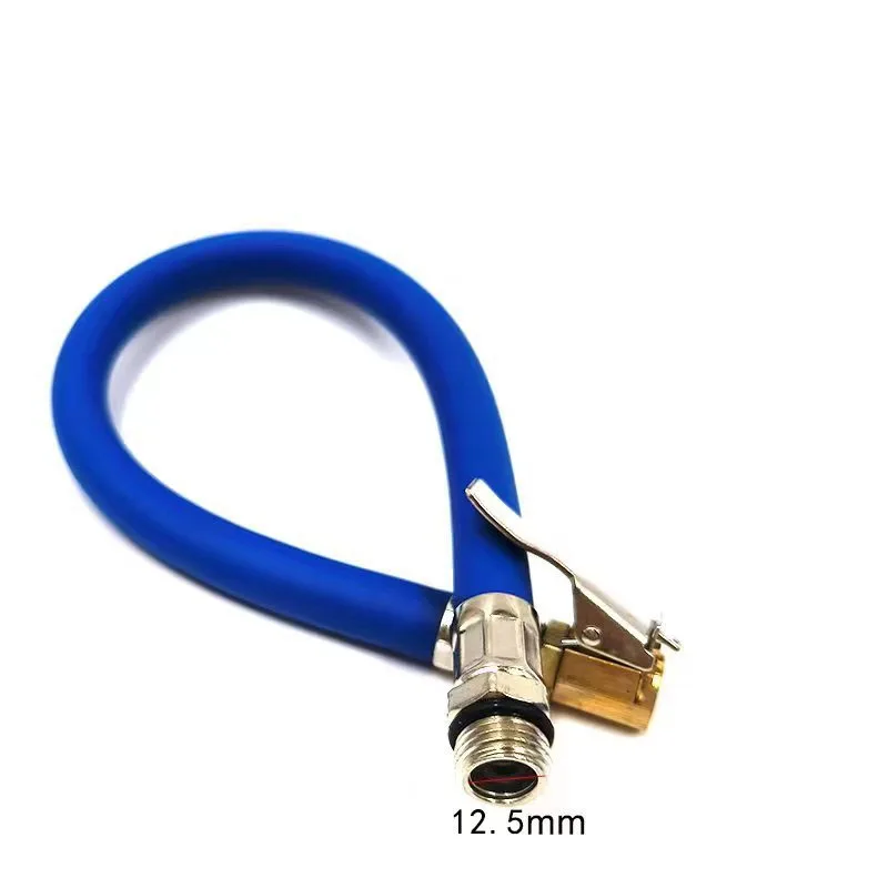 Tire Inflator Hose Tyre Hose Portable Air Compressor Pipe Rubber Air Rubber Hose for Car Motorbike