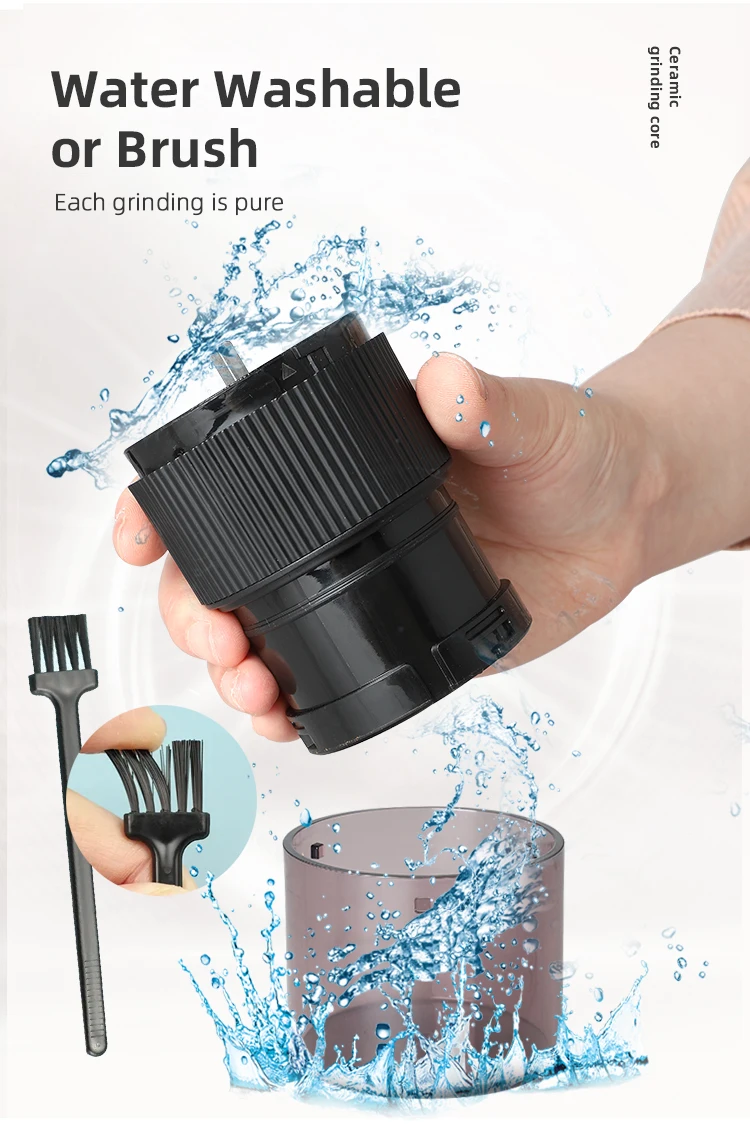 New plastic USB rechargeable electric operated coffee mill, Made in china wholesale electric coffee grinders