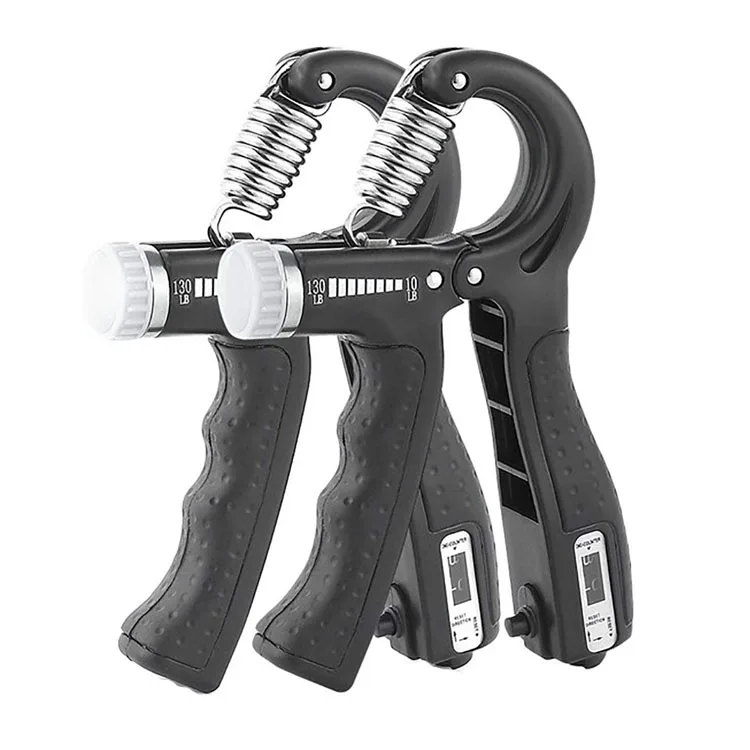 Grip strength trainer muscle building injury recovery athletes physical therapy adjustable intelligent counter finger exerciser