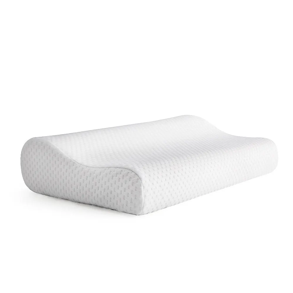 Custom High Quality Premium Ergonomic B Shape Bed Pillow Neck Cervical Orthopedic Memory Foam Pillow