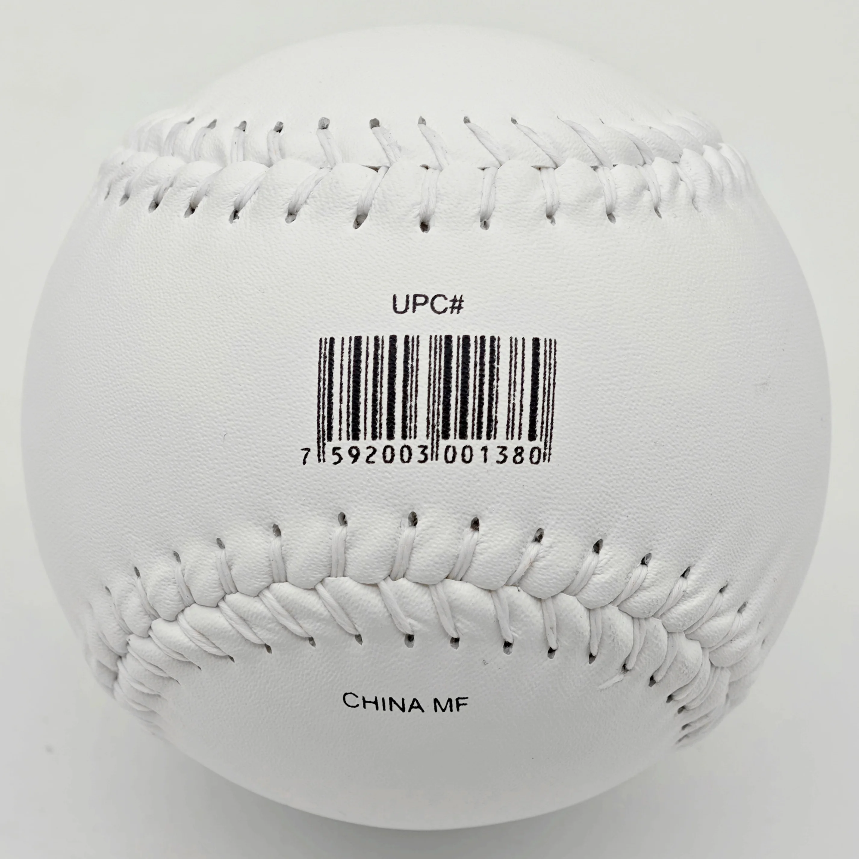 12 inch White Split Leather Softball Ball Cork Core SlowPitch Softball for training SB-120