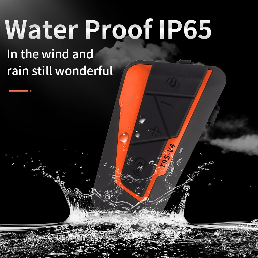 2022 Noise Conceling Intercom Motorcycle Helmet Bluetooth Intercomunicador Motocicleta Motorcycle Intercom