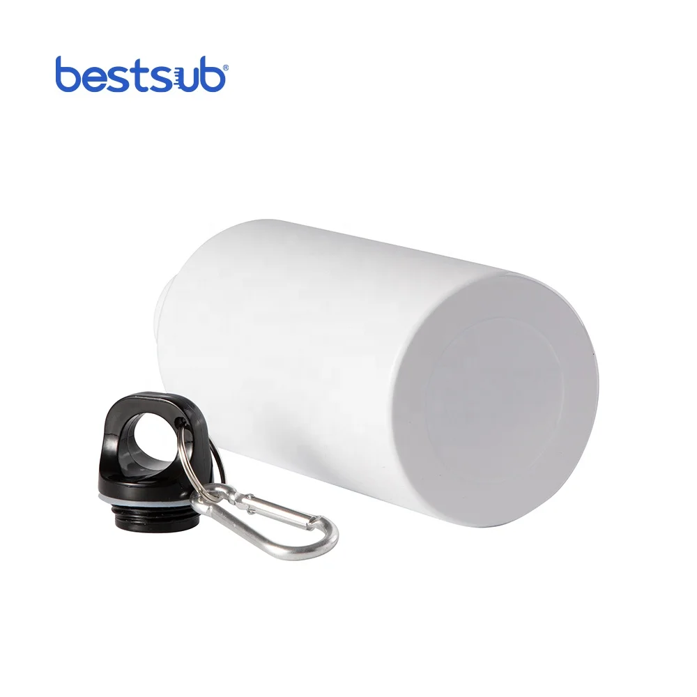 BLH3-2 500ml Metal White Sublimation Blanks Aluminum Sports Travel  Water Bottles Sublimation