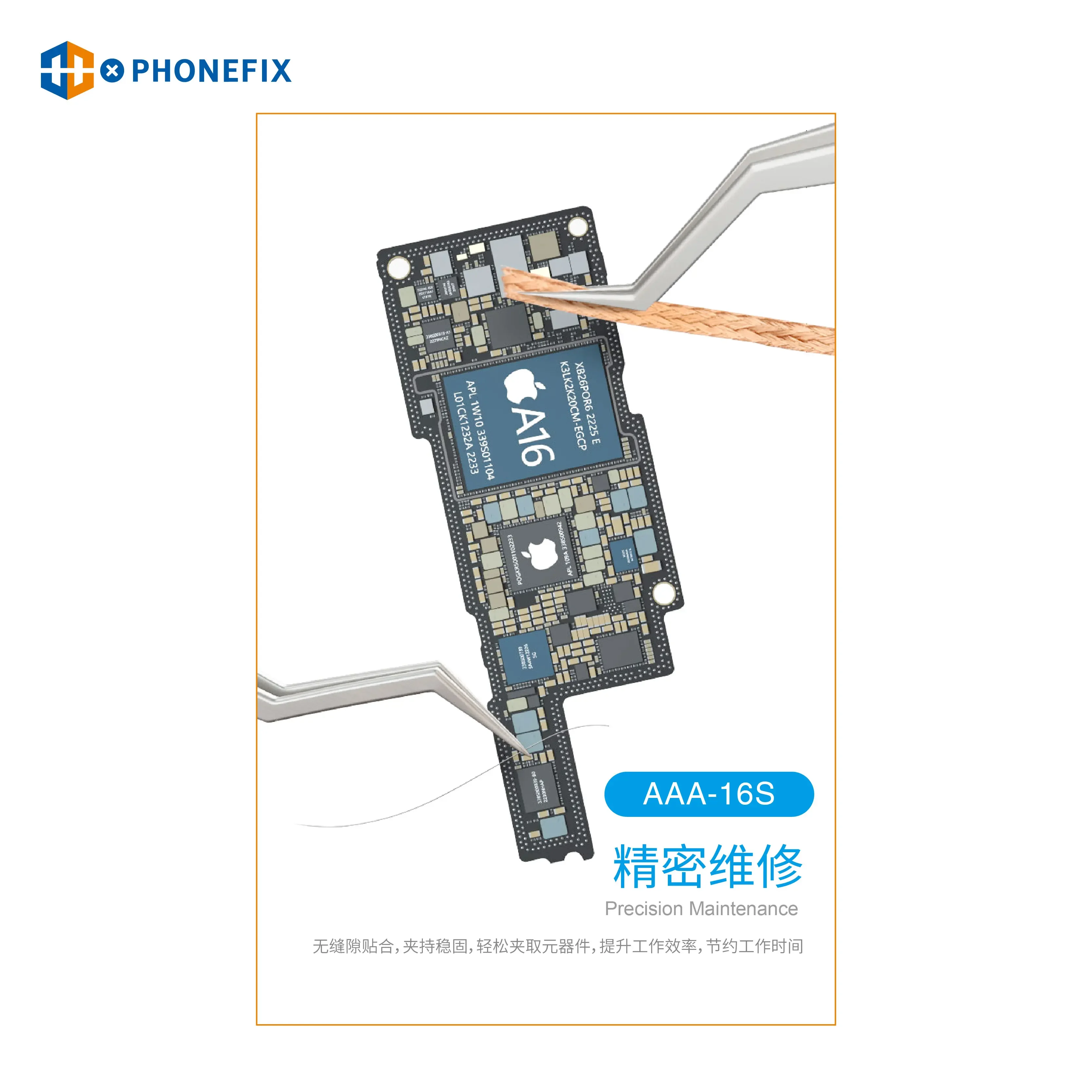 High-Precision Tweezers For Motherboard BGA Anti-Static Precision Stainless Curved Straight Tip Electronics Tweezers