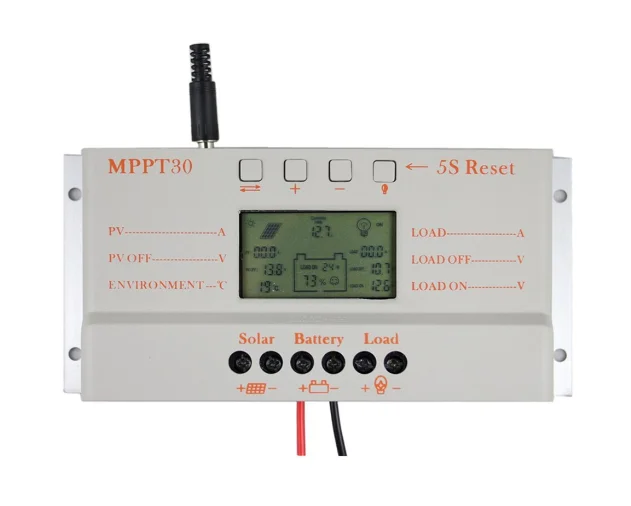 Контроллер заряда солнечной батареи 12 В 24 rohs mppt 30 А