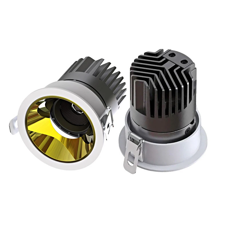 factory outlet Modern LED Spotlights adjustable Beam Angle Deep Anti Glare COB Embedded Down Light LED Full Spectrum Spotlights