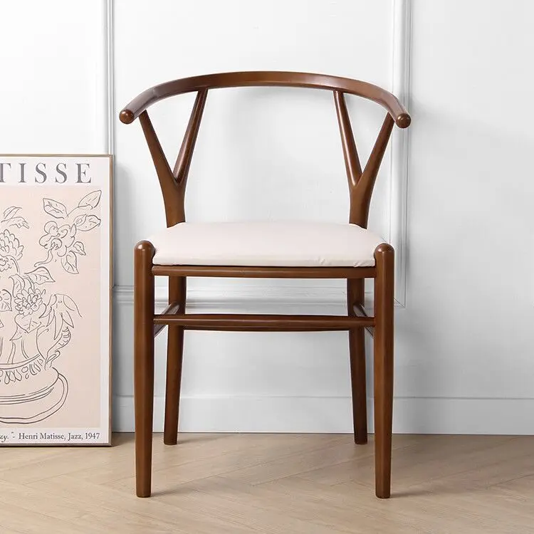 KVJ-1032 современный темно-коричневый Hans Wegner обеденный стул wishbone стул