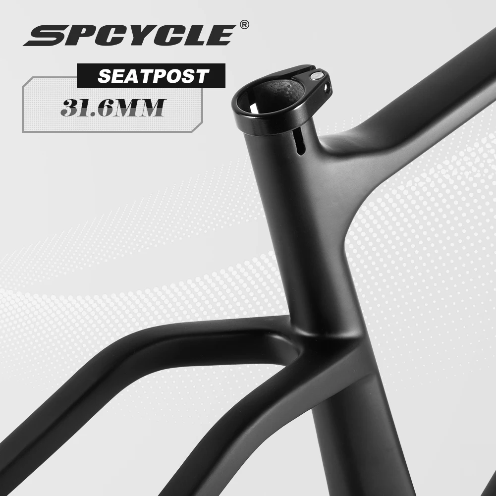 Spcycle New MTB Carbon Frame 148*12mm Boost 29 Inch Mountain Bike Carbon MTB Bicycle Frame 29er with Seatpost