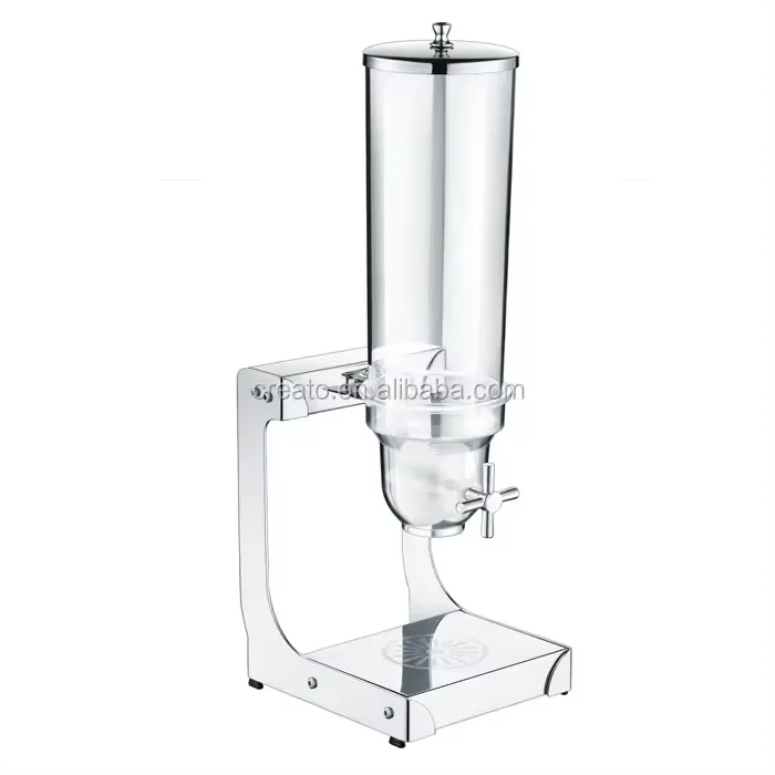 Single head stainless steel buffet cereal dispenser  for Warehousing & Supermarket Supplies