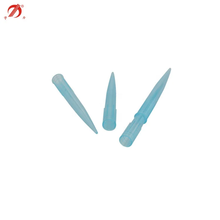 Laboratory 1000ul micropipette tips with a wide bore