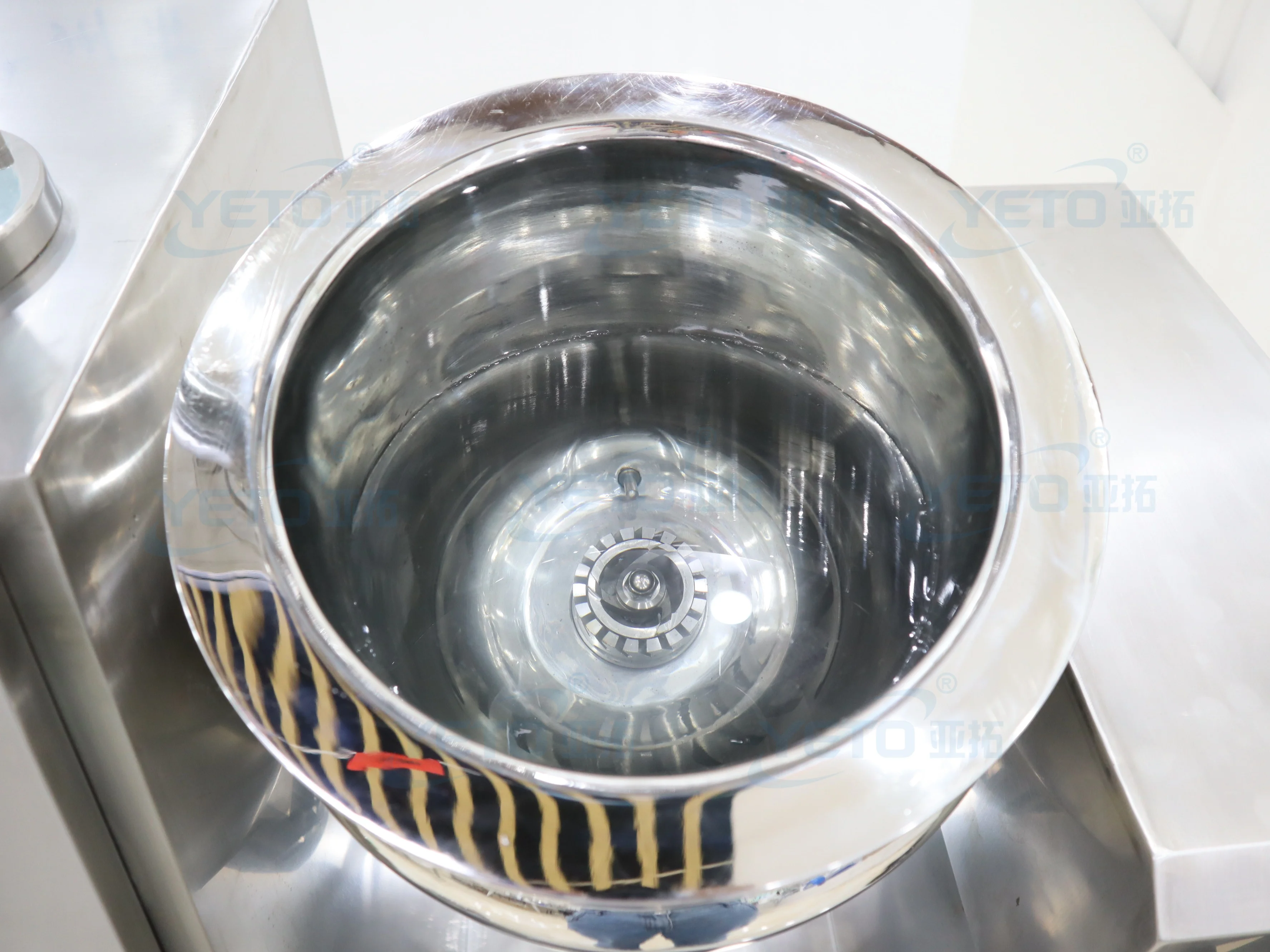 YETO Automatic Gel Polish Stirring Machine Mini Skincare Mixer Vacuum Homogenizer Mixing Cosmetic Oil Toothpaste Production Line