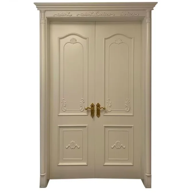Chinese style thermal insulation high quality wpc doors waterproof interior wpc doors for houses