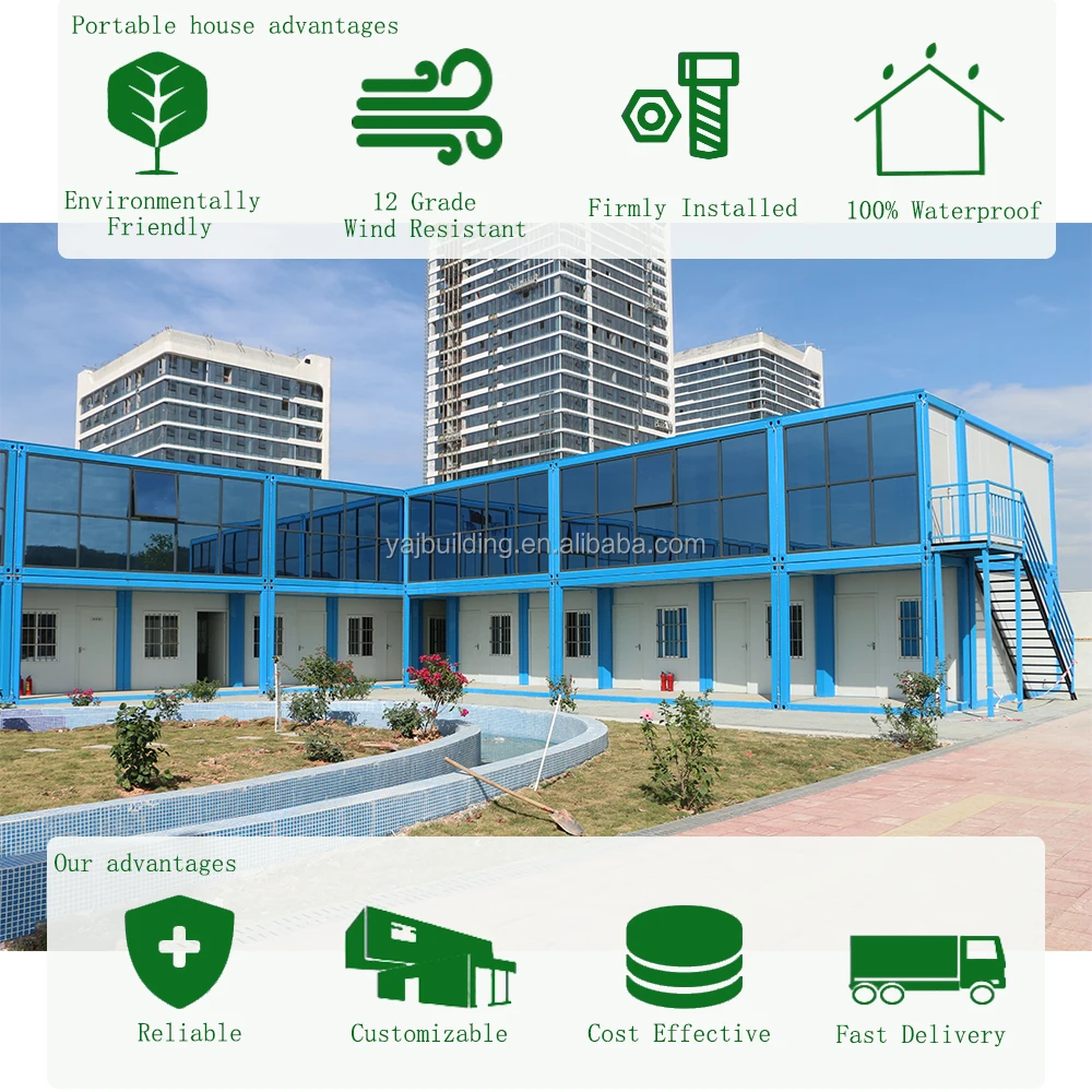 House detachable container assemble easy quality high factory price 20ft 40 ft modular buildings house detachable container