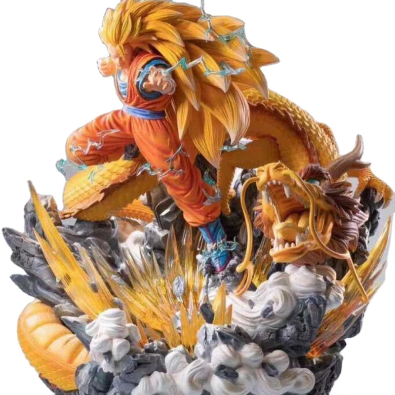 Японская аниме фигурка дракона-жемчуга З Игрушечная модель Heros Super Saiyan Son Goku случайные