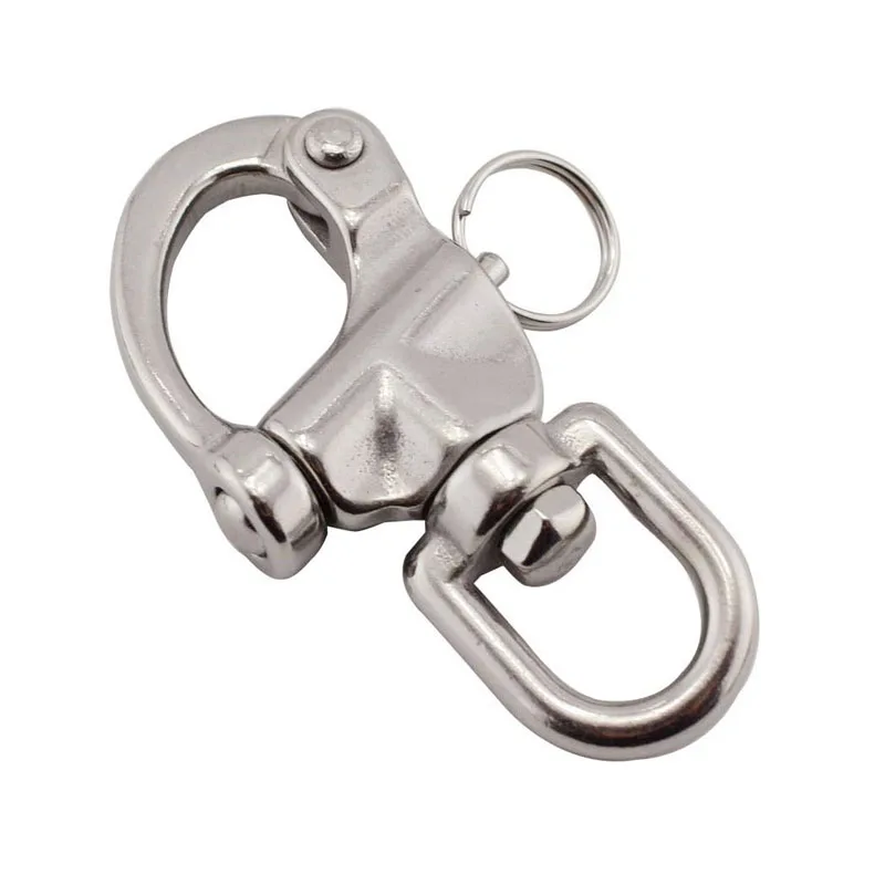marine sailing boat anchor stainless steel Quick Release Bail Rigging chain swivel snap shackle