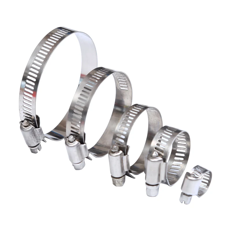 Best quality stainless steel 304 201 galvanize steel ventilation professional custom hose clamp