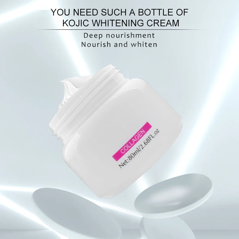 80ml Collage Whitening Cream Face Care Natural Brighten Deep Nourishing Lasting Moisturizing Face Whitening Cream