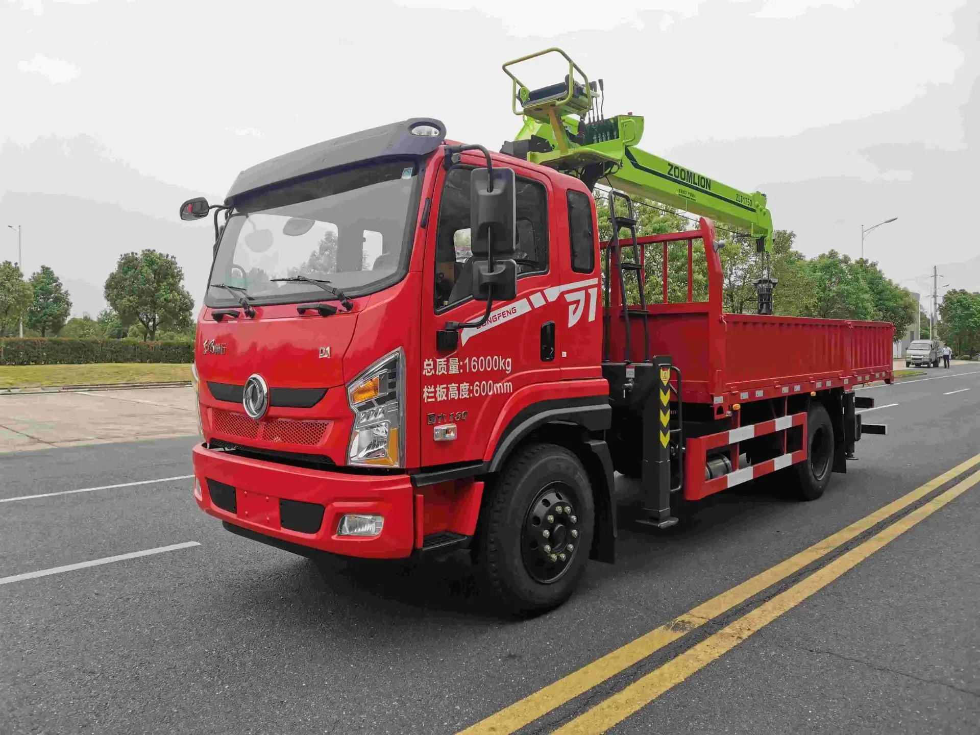 Chinese 7ton Stiff Boom Truck Mounted Crane ZLT1750V4 Good Prize on Sale