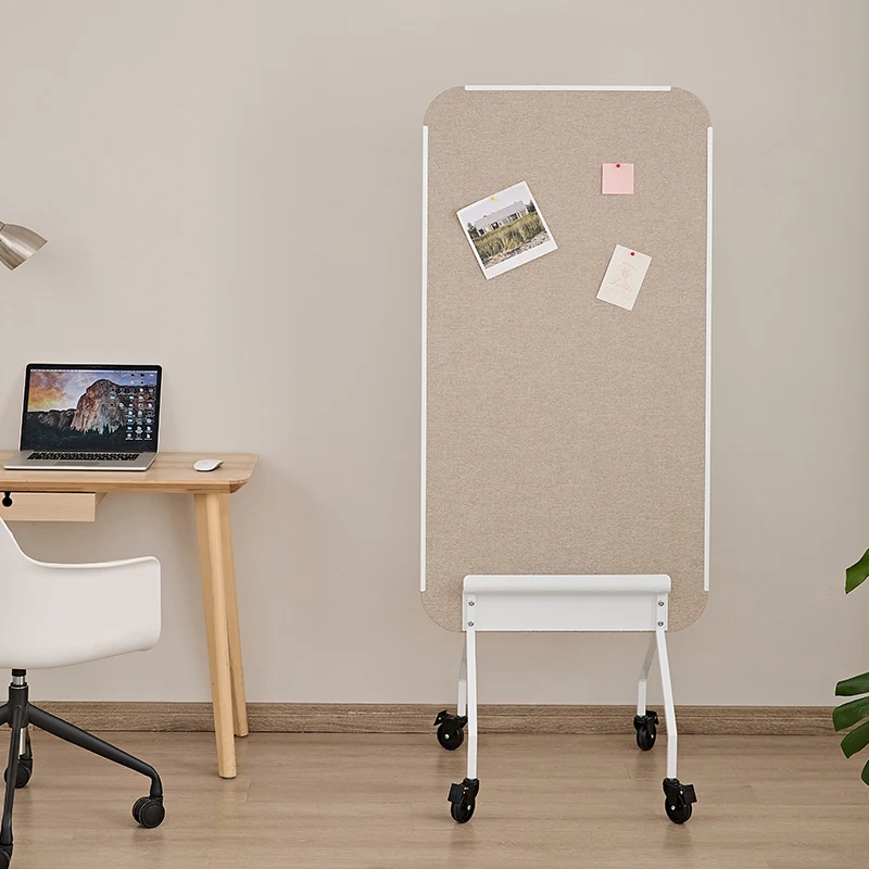 Professional Factory New Design PET Portable Movable Erasable Dry Erase Acoustic White Board For Office